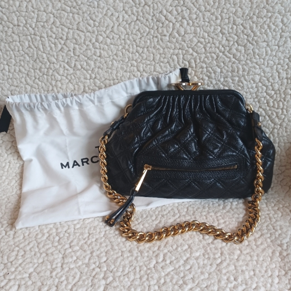 MARC JACOBS Little Stam Bag Black Leather